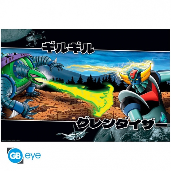 Poster Uforobot Grendize, Grendizer Vs Giru Giru 91,5 x 61 cm