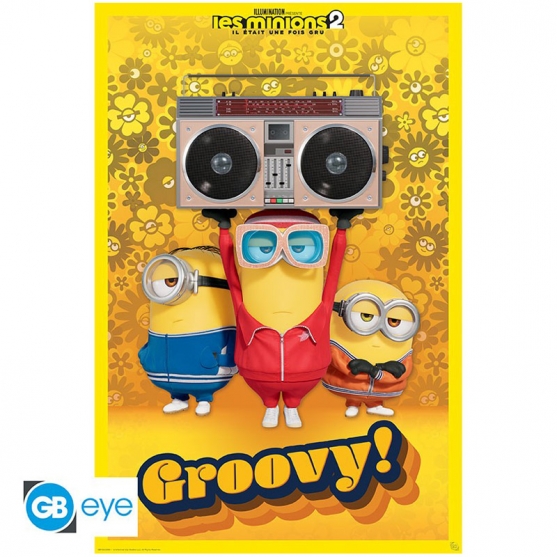 Poster Minions 2 Groovy!, 91,5 x 61 cm