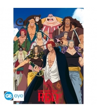 Poster One Piece Film Red, Piratas del Pelirrojo 52 x 38 cm