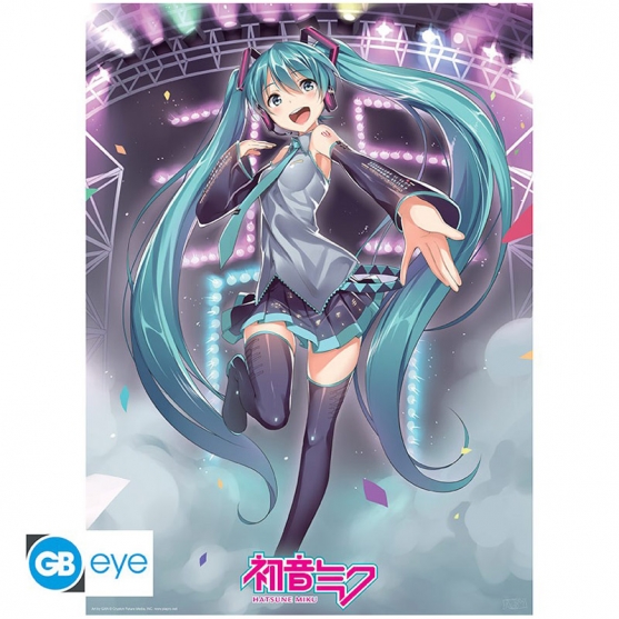 Poster Hatsune Miku, Miku Stage 52 x 38 cm