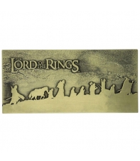 Placa Metálica El Señor de los Anillos The Fellowship