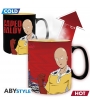 Taza One Punch Man Saitama y Garou, Sensitiva al Calor 460 ml