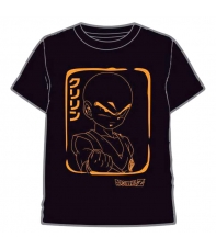 Camiseta Dragon Ball Z Krilin Silueta, Adulto M