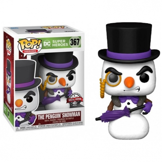 Pop! Heroes The Penguin Snowman 367 Dc Heroes