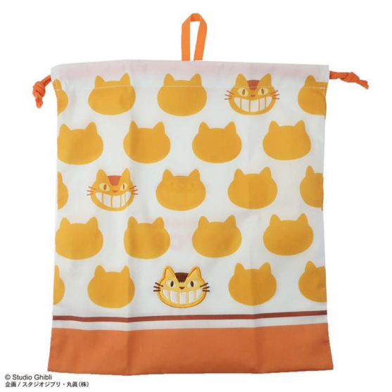 Bolsa Saco Studio Ghibli Mi Vecino Totoro, Gatobus 17 x 26