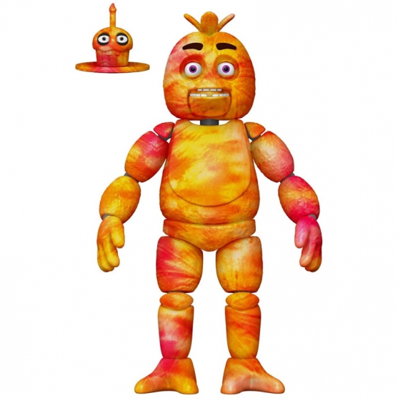 Figura Articulada Five Nights at Freddy's, Tie-Dye Chica 13 cm
