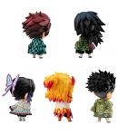 Pack 5 Figuras Demon Slayer Kimetsu no Yaiba, Tanjiro with Hashira Mascot Set A 5 cm