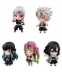 Pack 5 Figuras Demon Slayer Kimetsu no Yaiba, Tanjiro with Hashira Mascot Set B 5 cm