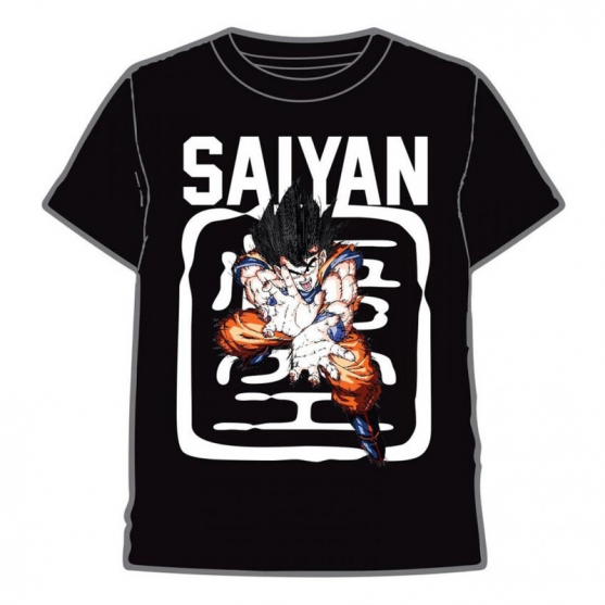 Camiseta Dragon Ball Z Saiyan Goku, Adulto S