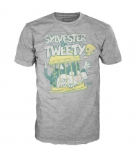 Camiseta Looney Tunes, Piolín y Silvestre Pop!, Adulto