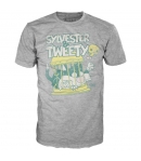 Camiseta Looney Tunes, Piolín y Silvestre Pop!, Adulto