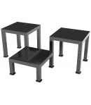 Set 3 Stand Negro para Figuras, Good Smile