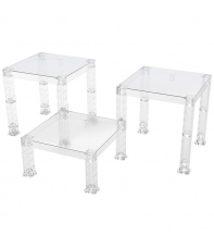 Set 3 Stand Transparente para Figuras, Good Smile