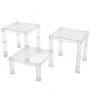 Set 3 Stand Transparente para Figuras, Good Smile