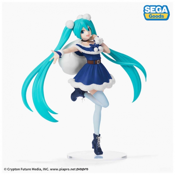 Figura Hatsune Miku Christams 2020 Blue Ver. 22 cm