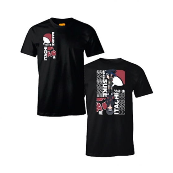 Camiseta Naruto, Sasuke e Itachi, Adulto XXL