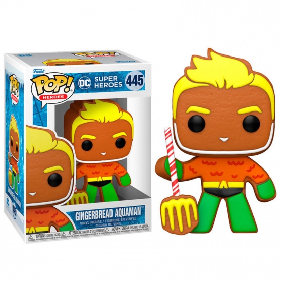 Pop! Heroes Gingerbread Aquaman 445 Dc Super Heroes