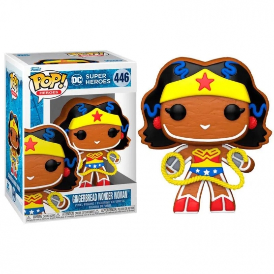 Pop! Heroes Gingerbread Wonder Woman 446 Dc Super Heroes
