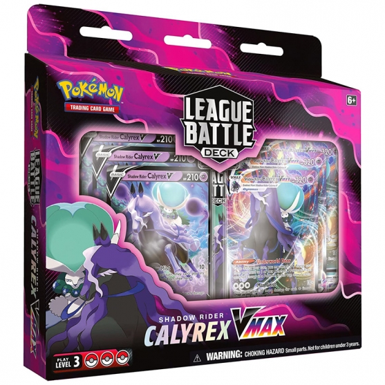 Juego de Cartas Pokémon Trading Card Game League Battle Deck, Shadow Warrior Calyrex VMax