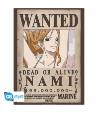 Poster One Piece, Wanted Nami 52 x 38 cm