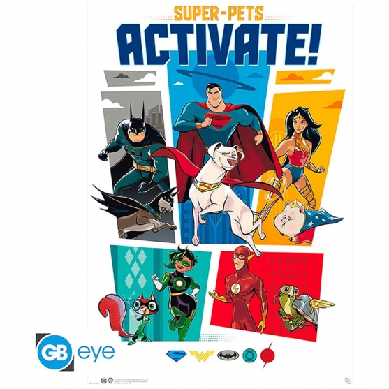 Poster Dc League of Super-Pets Activate! 91,5 x 61 cm