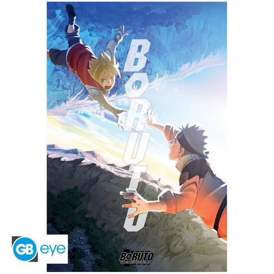 Poster Boruto Naruto Next Generations, Boruto y Naruto 91,5 x 61 cm