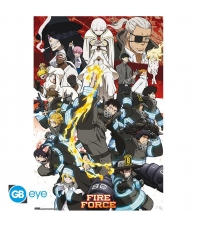 Poster Fire Force, Key Art Season 2, 91,5 x 61 cm