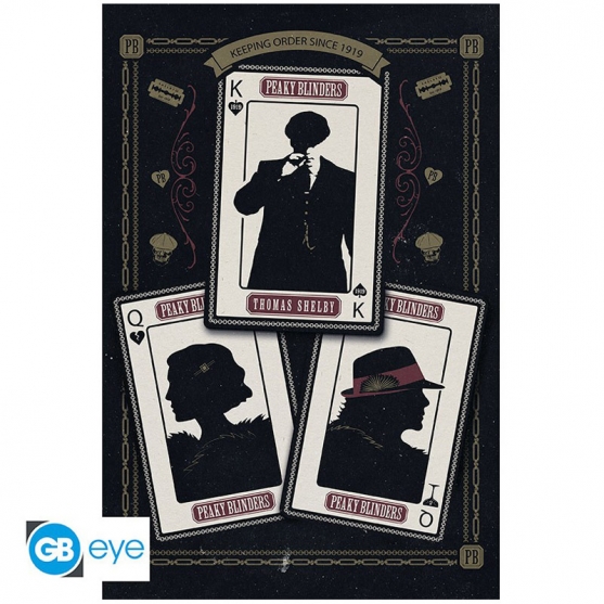 Poster Peaky Blinders, Cartas 91,5 x 61 cm