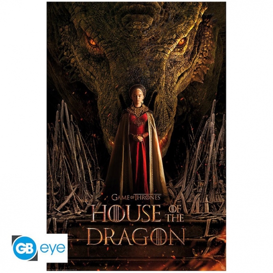 Poster House of Dragon, Una Hoja 91,5 x 61 cm