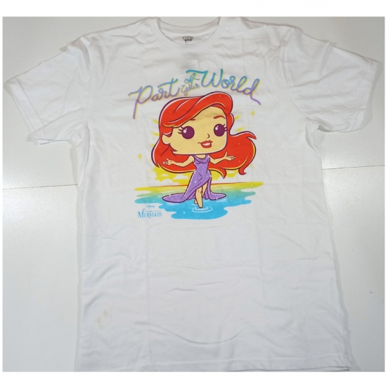 Camiseta Disney, Ariel World Pop, Adulto S