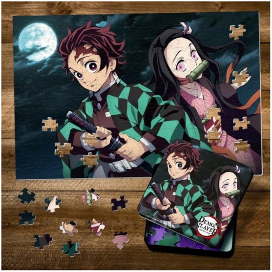 Puzzle Demon Slayer Kimetsu No Yaiba, Tanjiro y Nezuko 250 Piezas