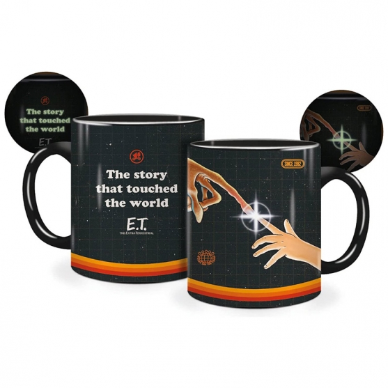 Taza E.T. El Extraterrestre Brilla en la Oscuridad 400 ml