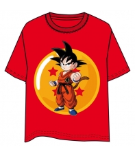 Camiseta Dragon Ball, Goku y Bola 4 Estrellas, Niño 8 Años