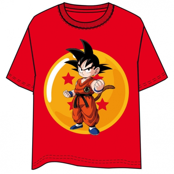 Camiseta Dragon Ball, Goku y Bola 4 Estrellas, Adulto XL