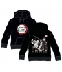 Sudadera Demon Slayer Kimetsu no Yaiba Logo y Personajes, Adulto L