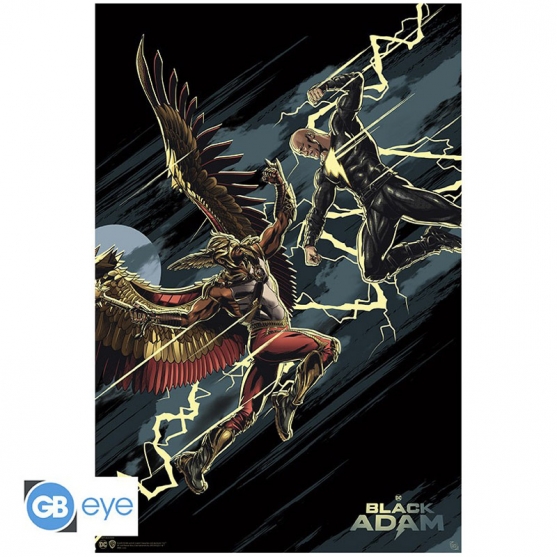 Poster Dc Black Adam Vs Hawkman 91,5 x 61 cm