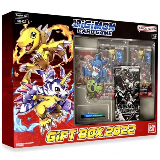 Juego de Cartas Digimon Card Game, Gift Box 2022