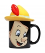 Taza Disney Pinocho 3d Sombrero 500 ml