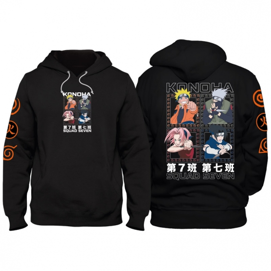 Sudadera Naruto Konoha Squad 7, Adulto XXL