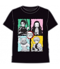 Camiseta Demon Slayer Kimetsu no Yaiba Personajes, Adulto M