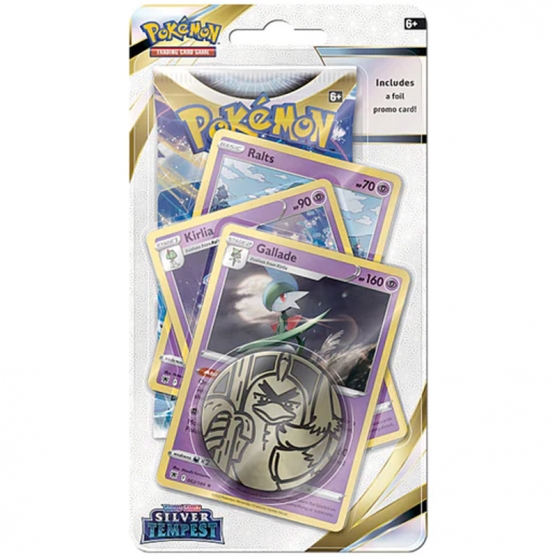 Trading Card Game Pokémon, Sword & Shield Silver Tempest, Premium Checklane Blister