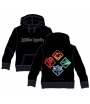 Sudadera Jujutsu Kaisen Logo y Técnicas, Adulto XL