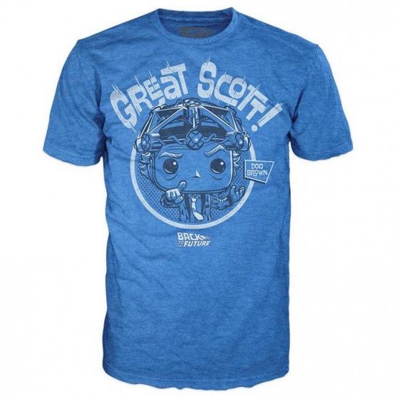 Camiseta Regreso al Futuro, Great Scott Pop, Adulto M