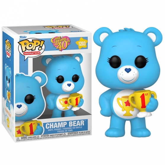 Pop! Animation Champ Bear 1203 Care Bears 40th