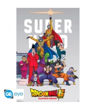 Poster Dragon Ball Super Hero Grupo, 91,5 x 61 cm