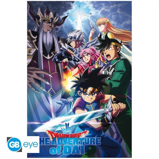 Poster Dragon Quest The Adventure of Dai, Dai vs Dark King, 91,5 x 61 cm