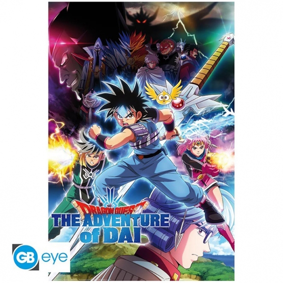 Poster Dragon Quest The Adventure of Dai, Dai vs Dark Army, 91,5 x 61 cm