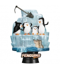 Figura Los Pingüinos de Madagascar, Diorama Stage 097 D-Stage 14 cm