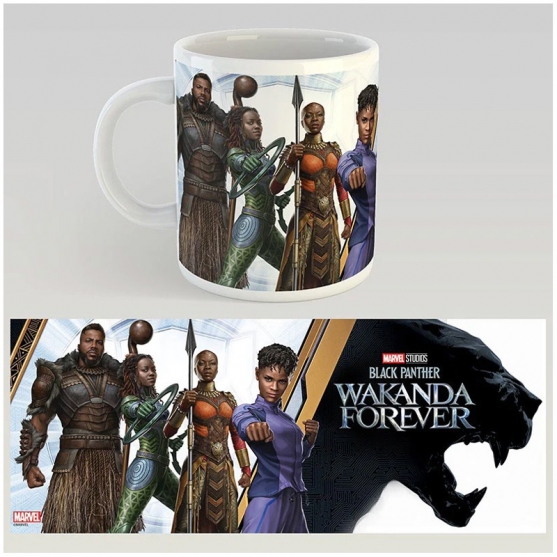 Taza Marvel Black Panther Wakanda Forever 320 ml