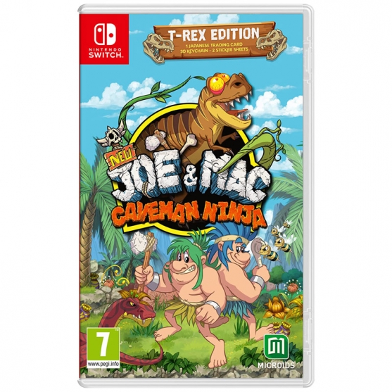New Joe & Mac Caveman Ninja T-Rex Edition